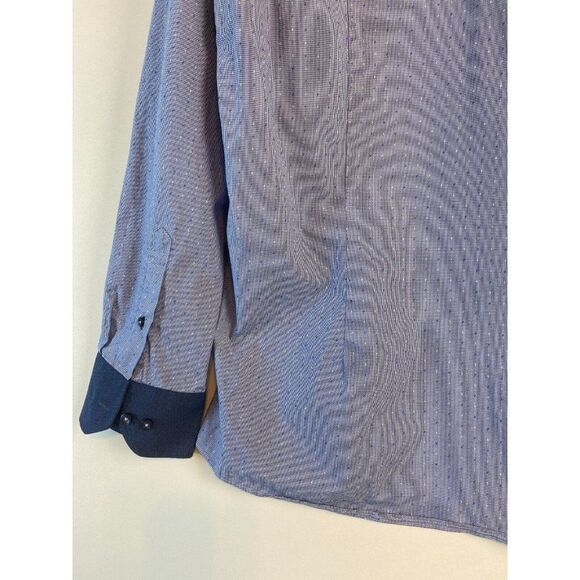 Sondergaard Men's Blue Collared Button Dress Shirt Fitted Size 41 16/32 - Picture 8 of 12